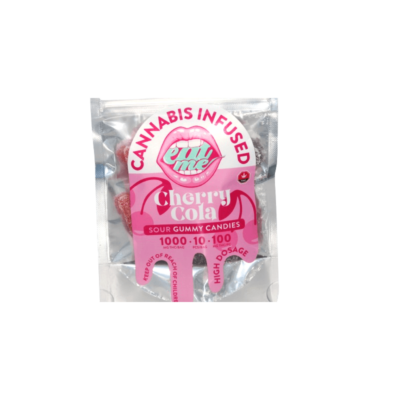 Eat Me 500/1000mg Cannabis Infused THC Gummies - Sour Cherry Cola 1000mg