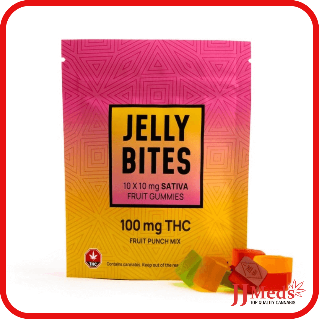 Twisted Extracts: Regular Strength Jelly Bite 100mg/500mg THC - CBD