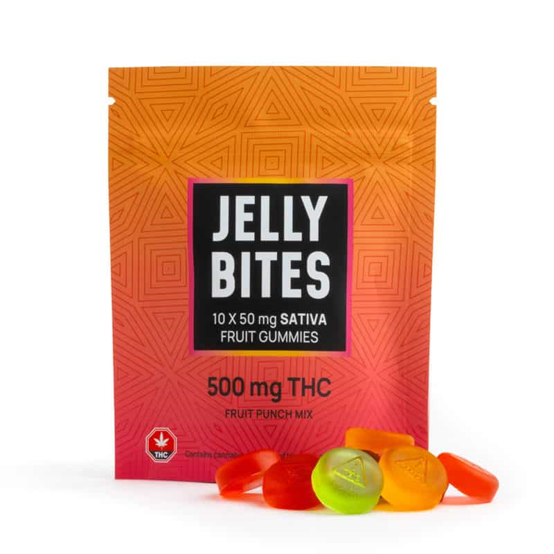 Twisted Extracts: Regular Strength Jelly Bite 100mg/500mg THC - CBD - Image 4