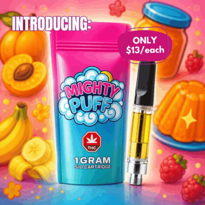 Mighty Puff 510 Vape Cartridge 1g