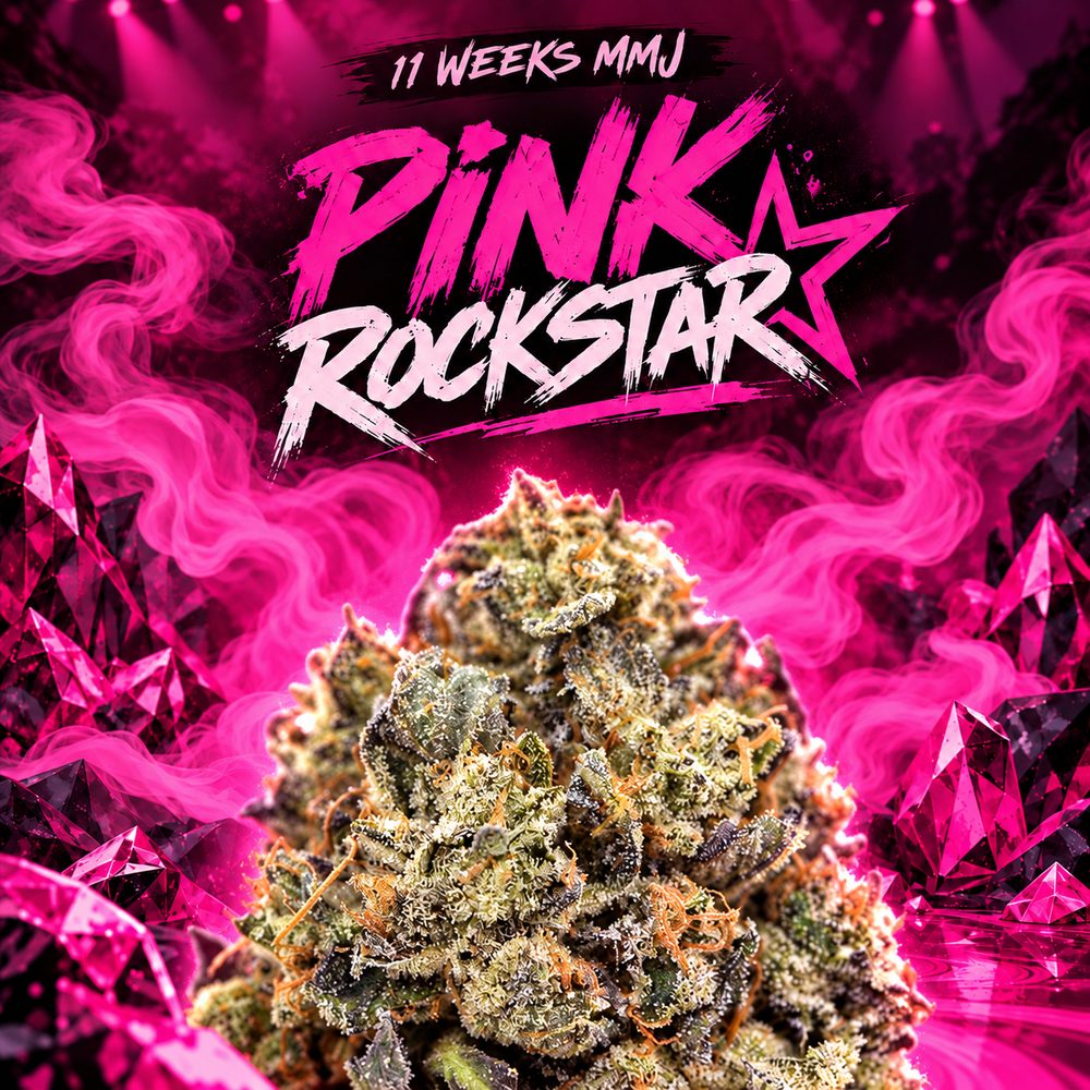11 Weeks MMJ: Pink Rockstar AAAA *$69/oz QUAD*